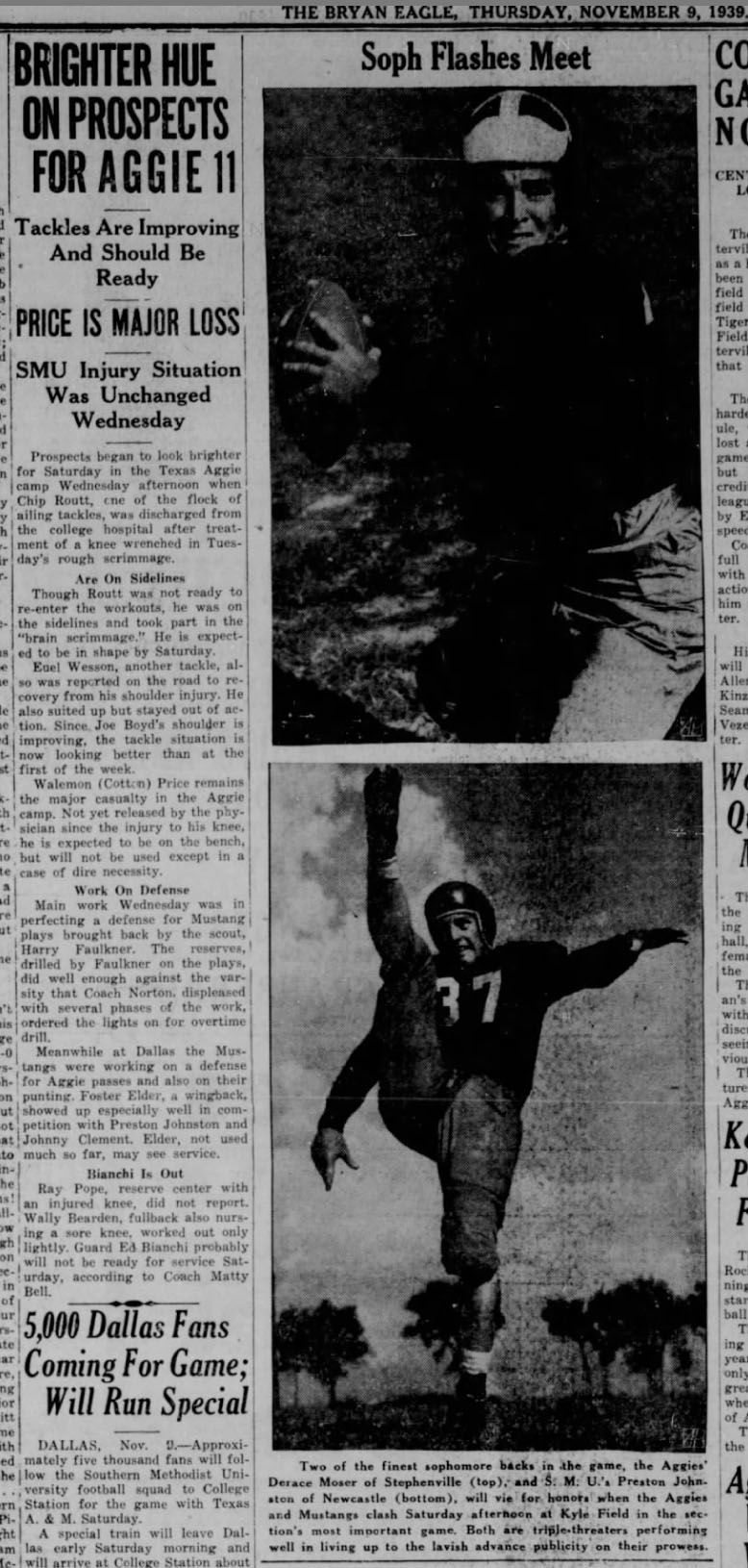 The Eagle Archives: November 9, 1939